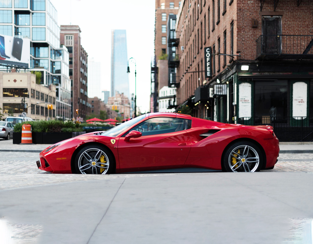 Ferrari LaFerrari 2-door coupe red